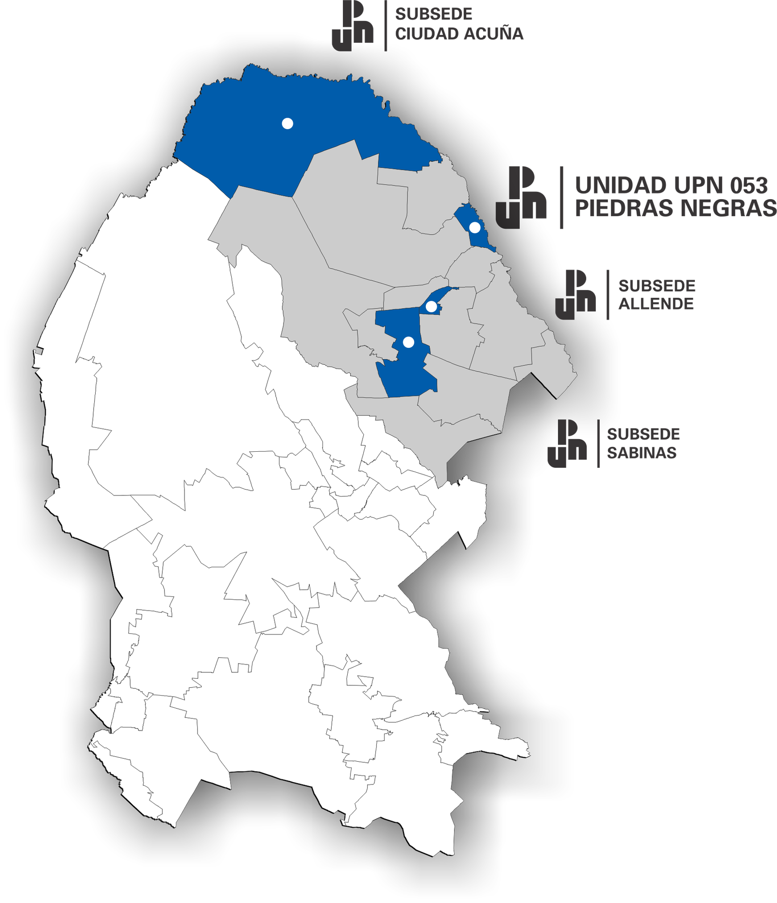 Mapa UPN